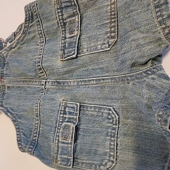 Kids Denim Overalls Brand Carte's Size 6months - Picture 6 of 9